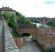 Vue d’un pont à Rabastens